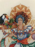 South American Angel Counted Cross Stitch pattern