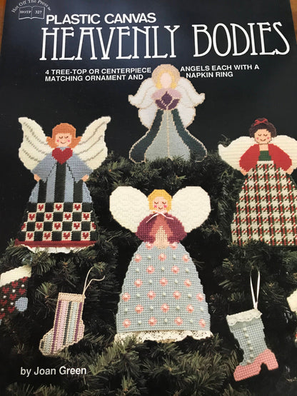Hot off the Press Plastic Canvas Heavenly Bodies Vintage pattern book