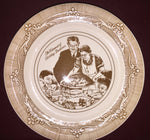 Norman Rockwell, "Freedom From Want" Pie Plate, Vintage 1983, Collectible Serving Wear