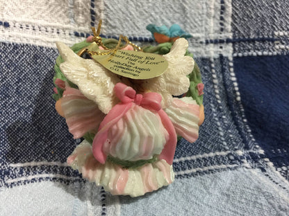 G.G. Santiago Heirloom, Ashton Drake "Wishing you a heart full of love, vintage 1996 ornament*