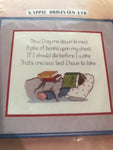 Kappie Originals Vintage counted cross stitch Now I Lay Me Down to Rest kit