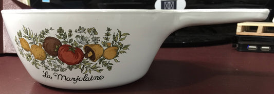 CorningWare, La Marjolaine, 1.5 Pint, Spice of Life Pattern, Vintage 1970s, Collectible Pan*