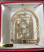 Boys Town,  Father Edward Flanagan, Vintage (1975), Nations Treasures 24k Gold finished Brass Ornament