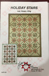 Jackie's Animas Quilts Publishing "Holiday Stars" quilt pattern to make Lap, Queen , King quilts AQP-341