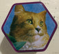 Hallmark Cards Kitten, Vintage Collectible, Rectangular Tin
