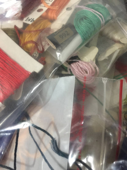 Grab bag full of embroidery floss!