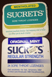 Vintage Collectible pair of Sucretes Tins in nice condition