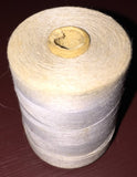 Vintage Collectible German Spool of Thread white nearly full spool without wrapper see pictures