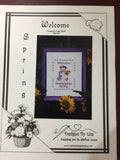 Designs by Lisa "Welcome Spring" counted cross stitch DBL-822