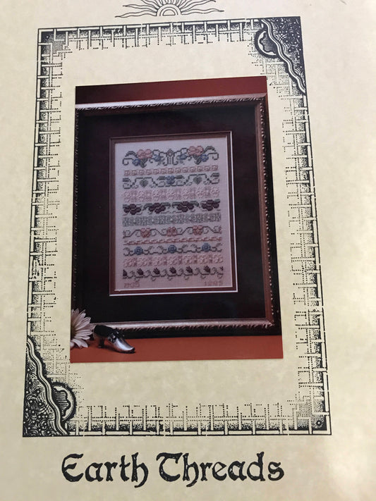 Vintage Earth Threads Counted Cross Stitch Serendipity Sampler