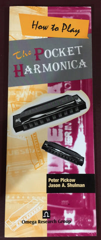 Vintage 1983 How to play the pocket harmonica book and sheet music Peter Pickow Jason A. Shulman Omega research group