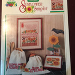 Patricia Hall's Sunflower Sampler color charts Vintage cross stitch pattern book Volume #30401