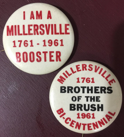 Millersville Booster, and Brothers of the Brush 1761-1961 200 year anniversary Vintage 1961*