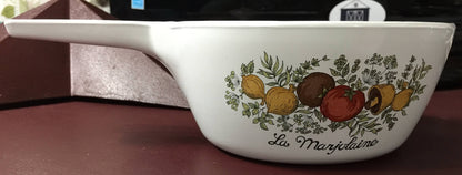 CorningWare, La Marjolaine, 1.5 Pint, Spice of Life Pattern, Vintage 1970s, Collectible Pan*