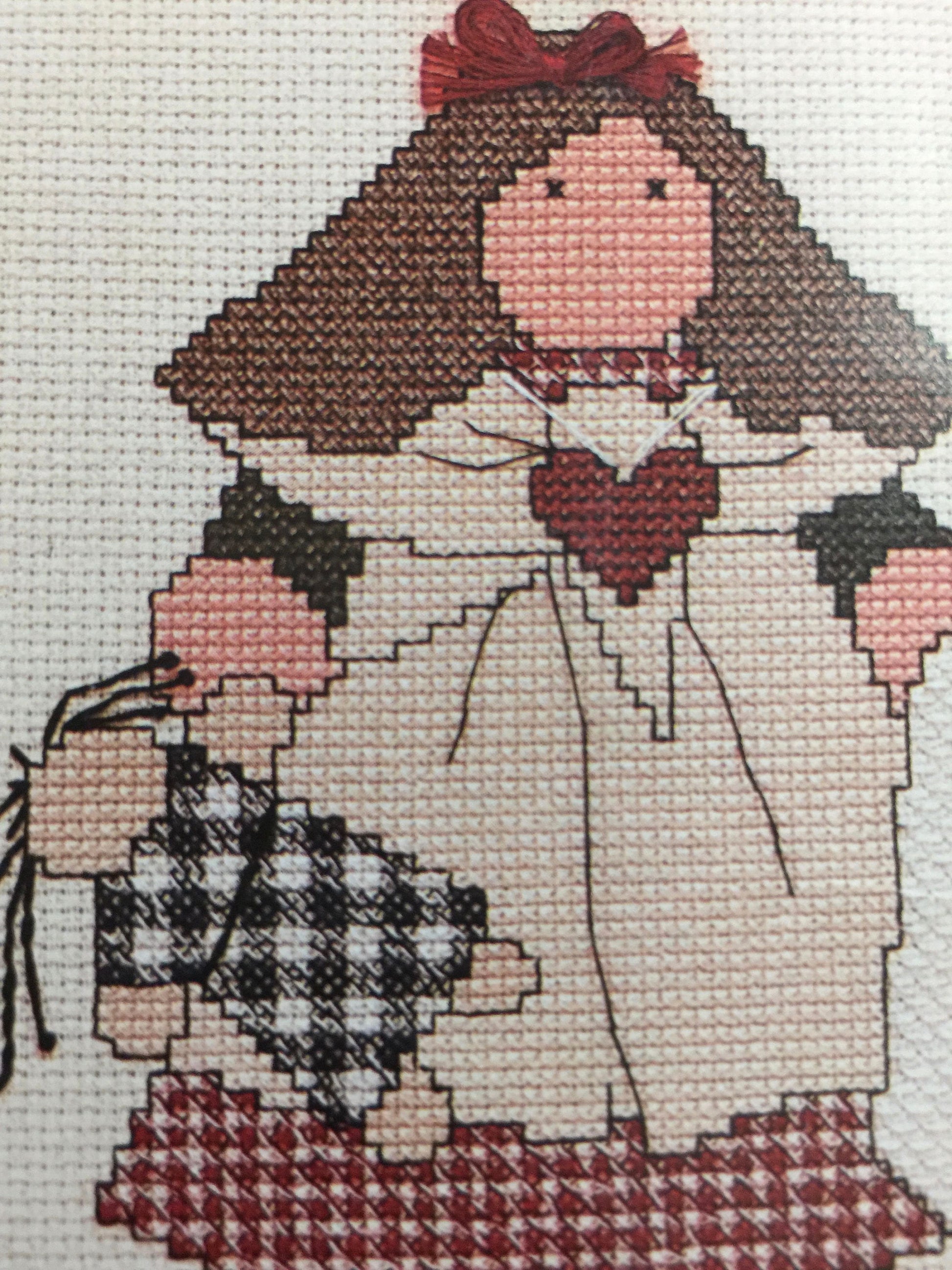 Astor Place, Lizzie High, Sara Valentine, by Ladie and friends Vintage 1987 counted cross stitch pattern