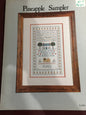 Vintage 1983 Cross Stitch originals " Pineapple Sampler" counted cross stitch pattern Leaflet 33