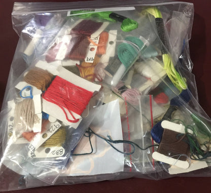 Grab bag full of embroidery floss!