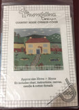 Thumbelina Designs "Country House Cushion Cover" Counted Cross Stitch kit Very Unique!