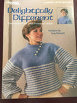 Leisure Arts "Delightfully Different" Crocheted Tops with fashion Collars designs by Sue Penrod  Leaflet 472