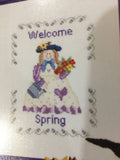 Designs by Lisa "Welcome Spring" counted cross stitch DBL-822