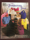Vintage, 1997, Trendsetting Totes, American School of Needleworks, 1251, crochet pattern book