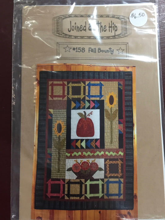 Joined at the Hip, Fall Bounty, Quilt Pattern #158 quilt pattern