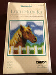 Pony, Wonder Art, Latch Hook kit, by Caron, finished size, 12 by 12 inches
