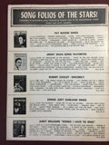 Vintage 1965 Hits from Spectacular Films Sheet Music Vocal and Piano Edition with chords arr. by John Lane Robbins Music Corp