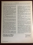 Vintage, 1980, Needlepoint News, December Issue Needlepoint Patterns