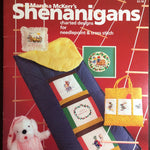 Martha McKerr's Shenanigans, Vintage, 1979, Charted designs for Needlepoint and Counted Cross Stitch pattern book