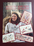 Leisure Arts Country Outlines in Waste Canvas by Susan Winget Leaflet 974 Vintage 1990