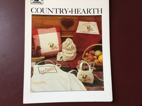 Jean Farish Needleworks Country Hearth No 12 Vintage 1983 Counted Cross Stitch Pattern