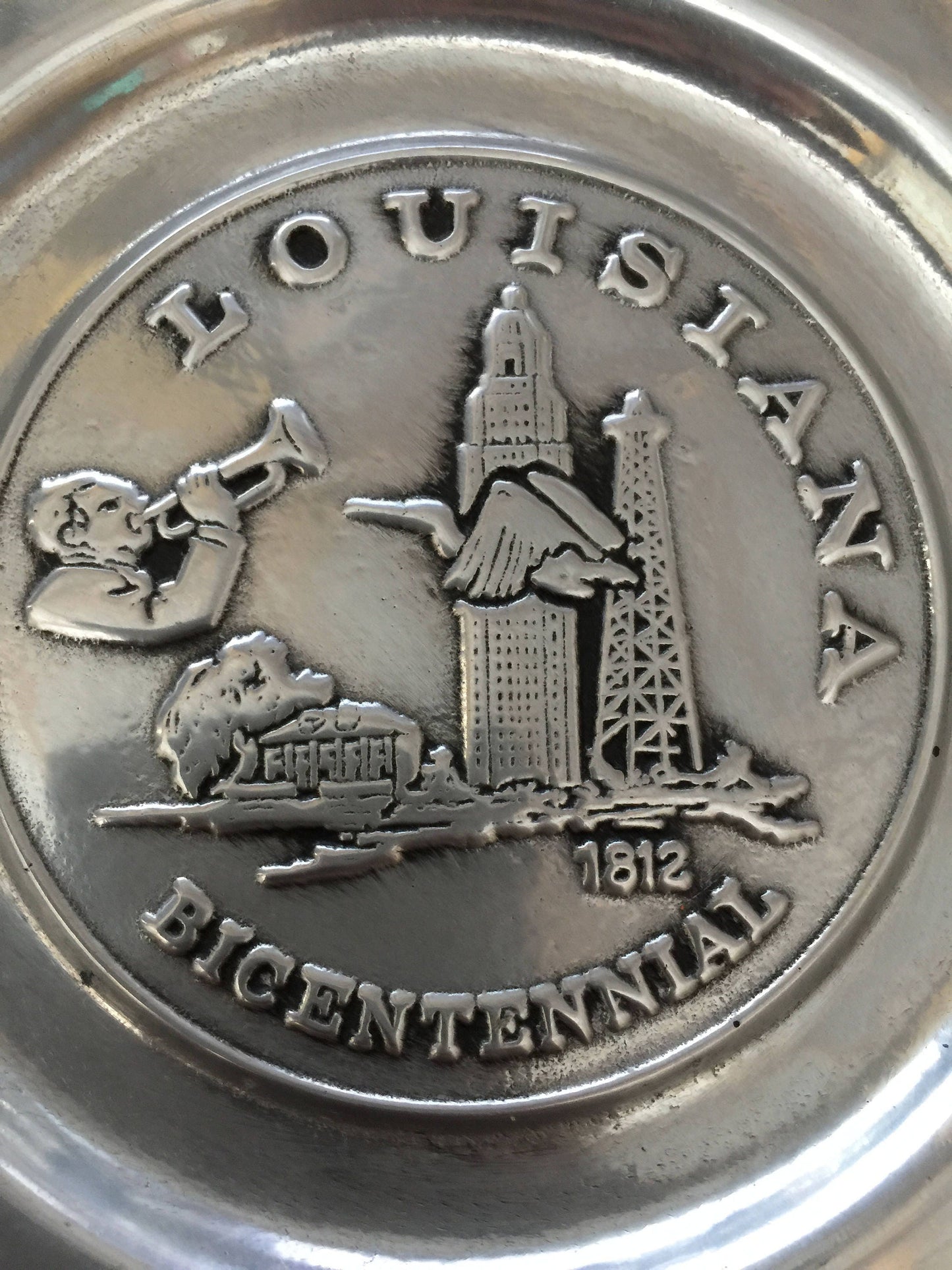 Louisiana Bicentennial 1812, Vintage Collectible 1974 Plate by Wilton-Columbia PA