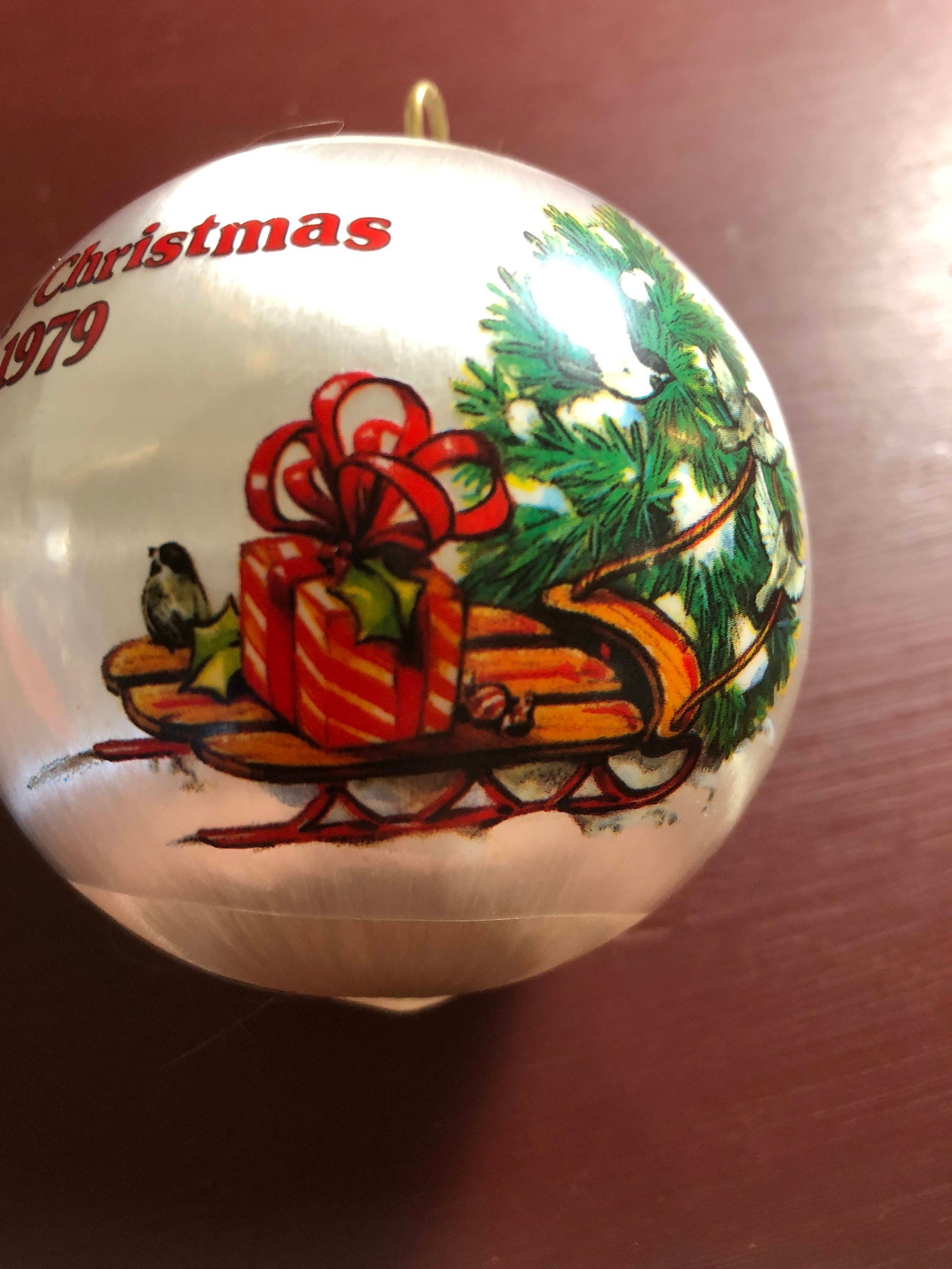 Hallmark, To A Special Teacher, Dated 1979, Satin Ball Ornament, QX2139