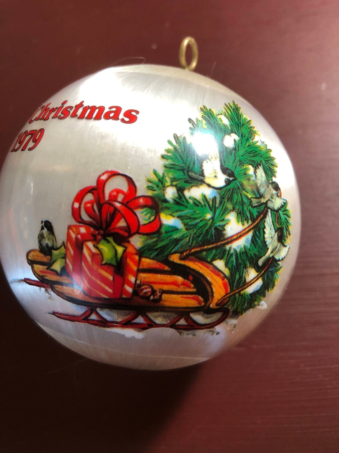 Hallmark, To A Special Teacher, Dated 1979, Satin Ball Ornament, QX2139