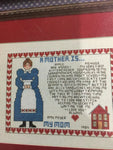 Leisure Arts "To Mom and Dad with love" designed by Polly Carbonari Leaflet 294 Vintage 1984 Counted Cross stitch Pattern