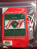 Christmas Jingles Vintage 10 Mesh Plastic Canvas Kit