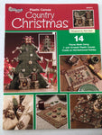 the Needlecraft Shop Country Christmas Designed by Pam Bull Plastic Canvas, pattern book 14 Pieces