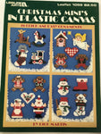 Leisure Arts, Christmas Mini's In Plastic Canvas, 18 Quick and Easy Ornaments by Dick Martin, ,Leaflet 1059, Vintage 1986