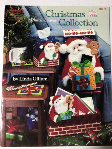 Christmas Collection by Linda Gillum 3081 Vintage 1990 Plastic Canvas Design Book