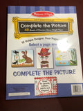 Melissa & Doug, Art Essentials, Complete the Picture, 48 Sheets, of Paper, You Finish, the Design