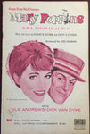 Vintage, 1965, Songs from Walt Disney's Mary Poppins Sheet Music, S.S.A Choral Album Music and Lyrics by Richard Sherman and Robert Sherman*
