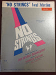 Vintage, 1962, "No Strings", Vocal Selection, Sheet Music, Music and Lyrics by Richard Rodgers Williamson Music*