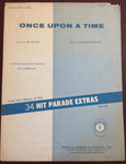 Vintage, 1962 "Once Upon A Time", From All American lyrics by Lee Adams and music by Charles Strouse, Sheet Music*