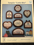 Cross Stitch Cupboard, Little Bits, Sampler, by Susan Hearnshaw Gielczyk, Vintage 1988, Counted Cross Stitch Pattern