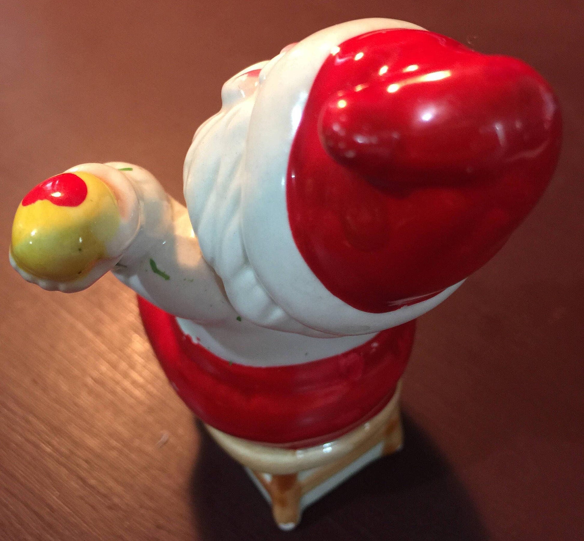 RARE Norcrest painting Santa Vintage figurine