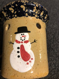 Bath and Body Works Snowman with Scarf Holiday 1994 Candle Holder