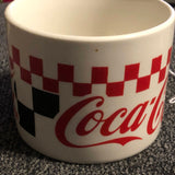 Coca-Cola Racing Soup Mug Gibson, Vintage Collectible1996, Dishwasher and Microwave safe