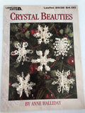 Vintage 1994 Crystal Beauties Leisure Arts Crochet Designs Leaflet 2538