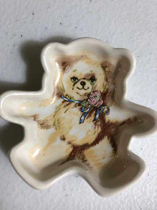 Vintage Collectible, Honey Bear Tea Bag Holder